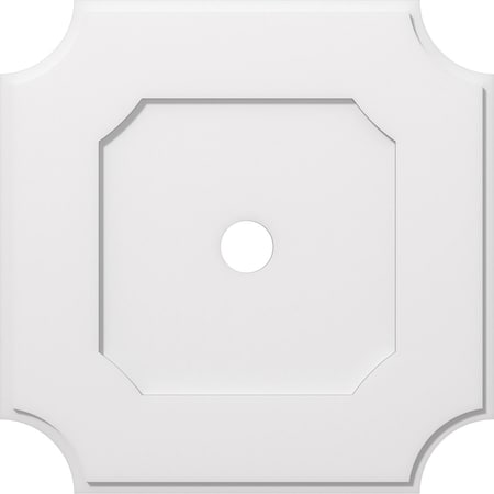 Locke Architectural Grade PVC Contemporary Ceiling Medallion, 28OD X 3ID X 16 3/4C X 1P